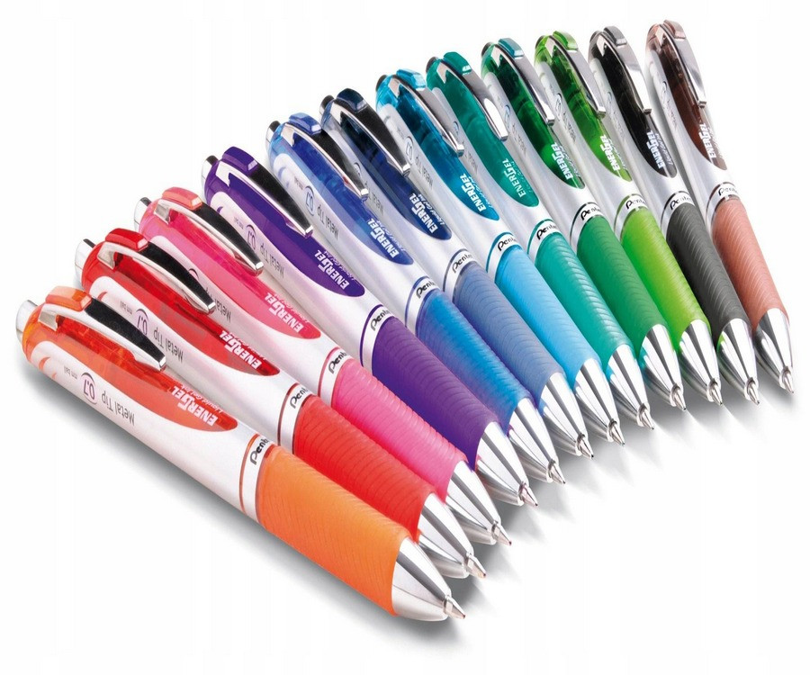 Pióro kulkowe automatyczne Pentel Energel BL77 burgundowe BL77-BGX (wymienny wkład) 0,7mm